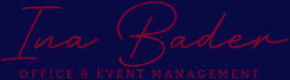 Ina Bader | OFFICE & EVENT MANAGEMENT